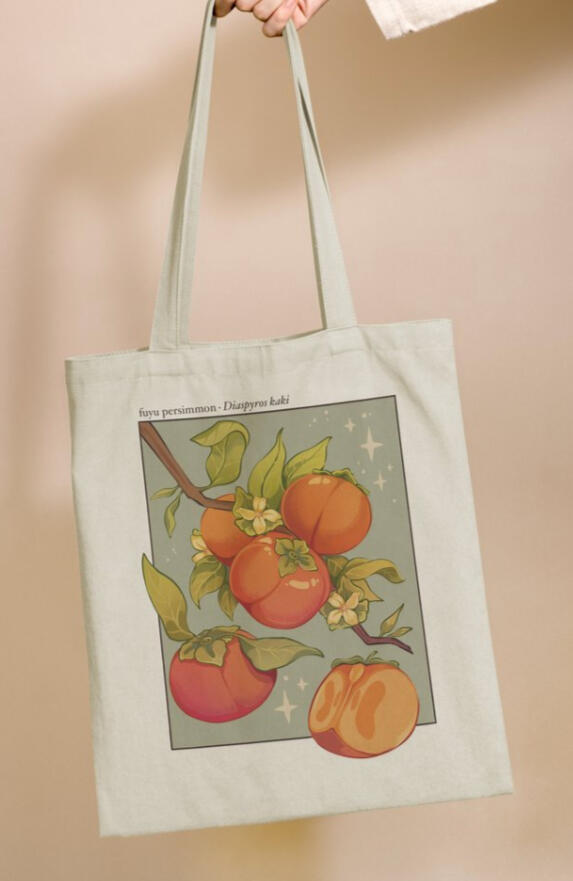 Persimmon Tote Bag