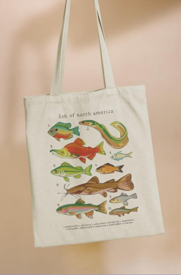 Fish Tote Bag